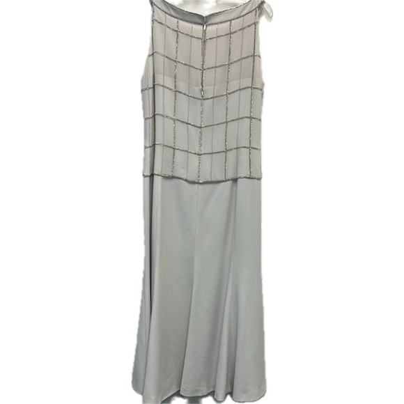 Daymor Couture Elegant Silver Beaded Embellished Special Occasion Dress … - Picture 2 of 13
